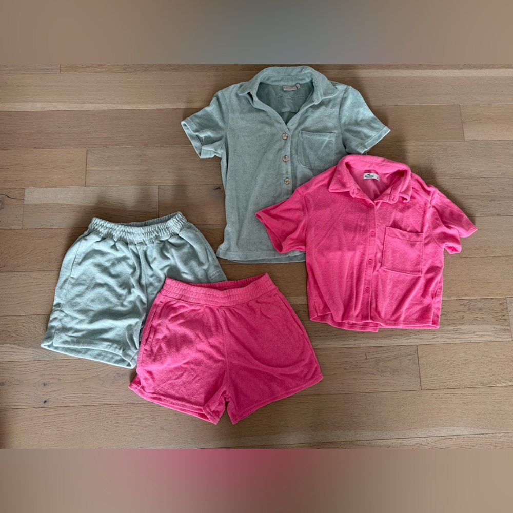 Terry Cloth Sets - NWOT - woman’s size small